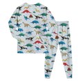 thumbnail image 4 of Xyant Boys Pajamas Dinosaur Pjs Set Toddler Kids 2 Piece Long Sleeve Soft Cotton Sleepwear Size 6-7, 4 of 8