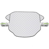 Windshield Snow Ice Cover,Windshield Cover for Ice Snow Sun, Protective Windscreen Cover, Winter Frost Cover for Car Wind-Proof Magnetic Edge Keeps Ice Snow Frost Off Fits Most Vehicle