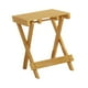 thumbnail image 5 of Taburete plegable, taburete portátil para acampar, silla de camping para playa, patio, madera, 5 of 9