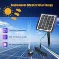 thumbnail image 1 of Fountain,Pump With Adjustable Solar Powered Pump Water Panel Water Panel Kit Water Pump With Solar Panel Diy Pump Water Pump Patio Lawn Pool Kit Fish Adjustable Solar Panel Solar Pump, 1 of 5