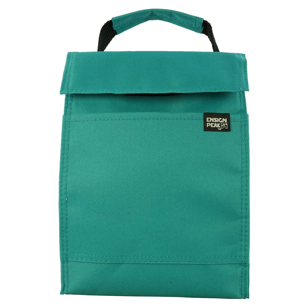 Lunch Sack with Insulated Waterproof Liner and Outside Pocket Walmart