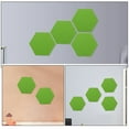 thumbnail image 3 of HAMPPLIES 24 Pcs Tableau d'Affichage Hexagonal Décoration Feutre Vert pour Adultes, 3 of 7