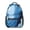 Blue and White, variant on Black and Gold Marble Pattern Backpack for School, Cute School Bag with Adjustable Shoulder Straps and Padded Back, 15.3"x11"x6.7"