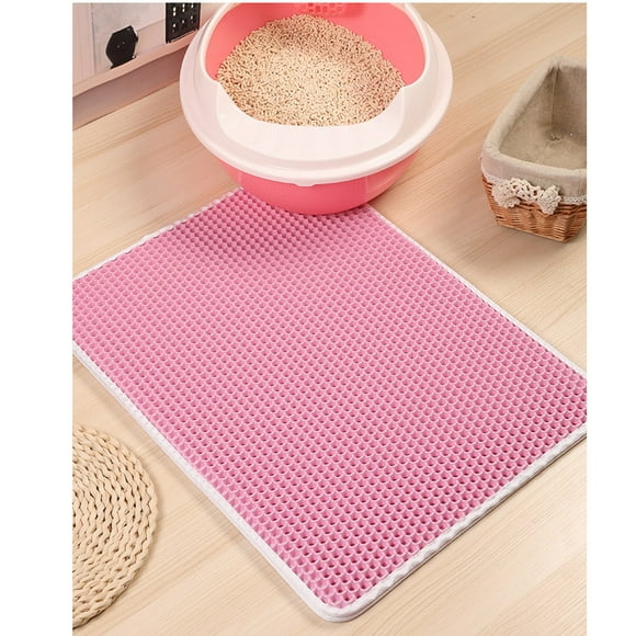 Cat Litter Mat,Cat Litter Mat Double Kitty Litter Mat Cat Mat Reliable and Durable