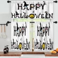 thumbnail image 3 of LALILO Kitchen Curtains and Valances Set of 3 36" Happy Window Treatment Tiers for Window Decor, 3 of 5