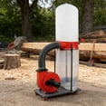 thumbnail image 1 of EDTara Horizontal Woodworking Dust Collector, Compact and Mobile With Collection Bag, Perfect for Efficient Dust Collection In Home or Professional Workshops, 1 of 7