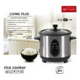 thumbnail image 2 of LP Living Plus Electric Rice Cooker, Non Stick Coating, One Touch Button (0.6L/3Cup), 2 of 4
