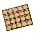 thumbnail image 1 of Juego de bolas navideñas de terciopelo EZLIFE 20 piezas 6 cm, 1 of 7