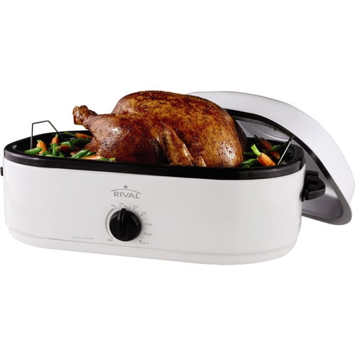 Rival 20 Pound Turkey Roaster With Capacity Maximizer Walmart Com Walmart Com