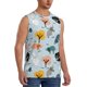 thumbnail image 2 of Fotbe Elephant Tree Men's Camiseta sin Mangas Estampada para Hombres, Playera Casual para Gimnasio, Entrenamiento, Playa-3X-Large, 2 of 7