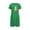 Green 6, variant on Wensltd Women's Short Sleeve Nightgown Round Neck Soft Breathable Comfortable Plus Size Nightdress St Patrick's Day