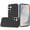 Black, variant on For Samsung s26 Plus Classy Slick Chromed Around Hybrid Case Cover - Dark Blue