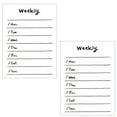 thumbnail image 1 of Bloc de notas de lista de tareas 2PCS 65 * x89 mm, lista de verificación simple, diseño lindo para organizar, planificar Zhivalor CPB-SSW1252-2, 1 of 5