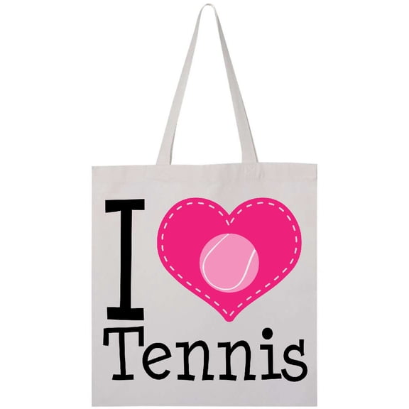Inktastic Tennis Player I Love Tennis Tote Bag