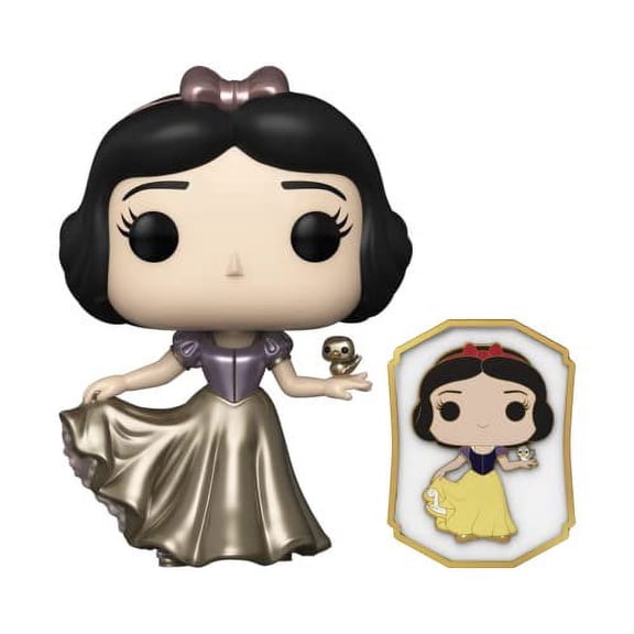 Funko Pop! Disney Ultimate Princess - Snow White (Gold) with Pin & Hard Stack