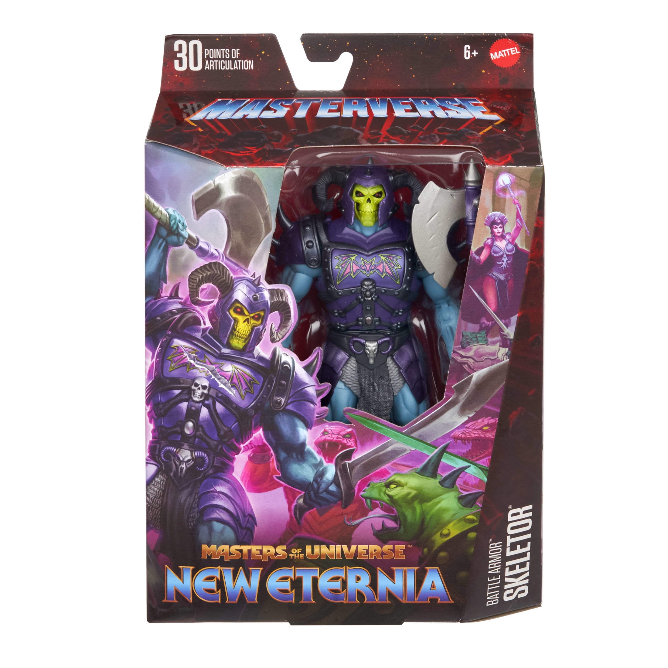 Masters of the Universe Masterverse New Eternia Battle Armor Skeletor Action Figure Toy Villain