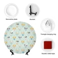 thumbnail image 4 of Cauagu Different Breeds of Dogs Print Bone China Decorative Plate, Wall Mount Plate Holiday Decor Decorative Ceramic Plates with Stand Elegant Household Plates Decorative-7in, 4 of 6