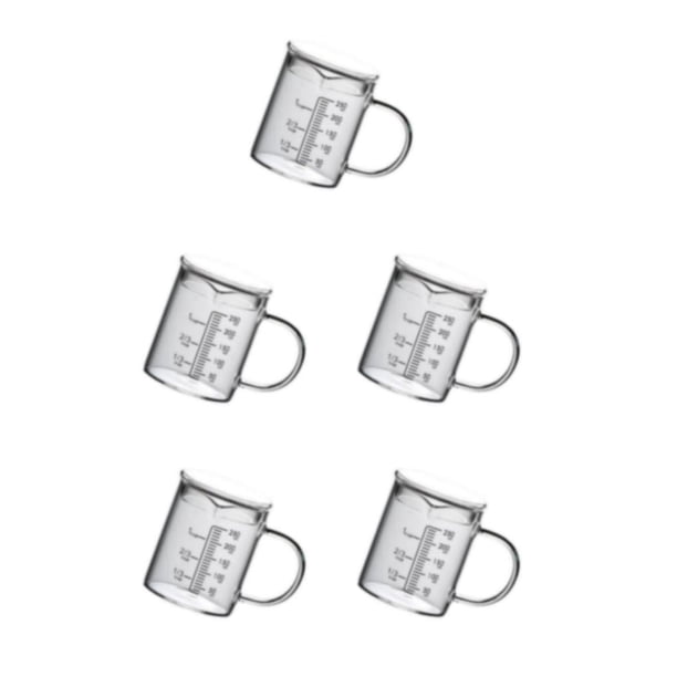 Wosthever Práctico vaso medidor de vidrio con tapa Varias tareas de cocina Type2