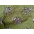 thumbnail image 4 of oneOone Tissu Popeline de Coton Imprimé Éléphant au Mètre 42 Pouces de Large, 4 of 4