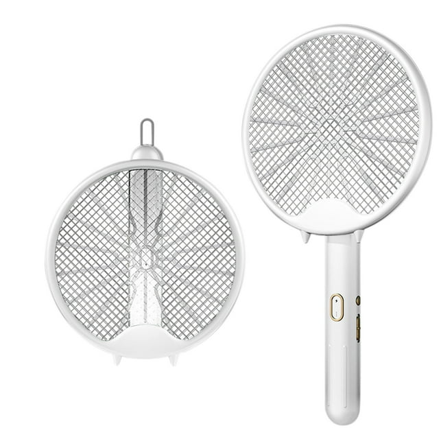 Smart Home Mosquito Swatter Two-in-one Rechargeable Household Mosquito Repellent Swatter Folding Mosquito Trap