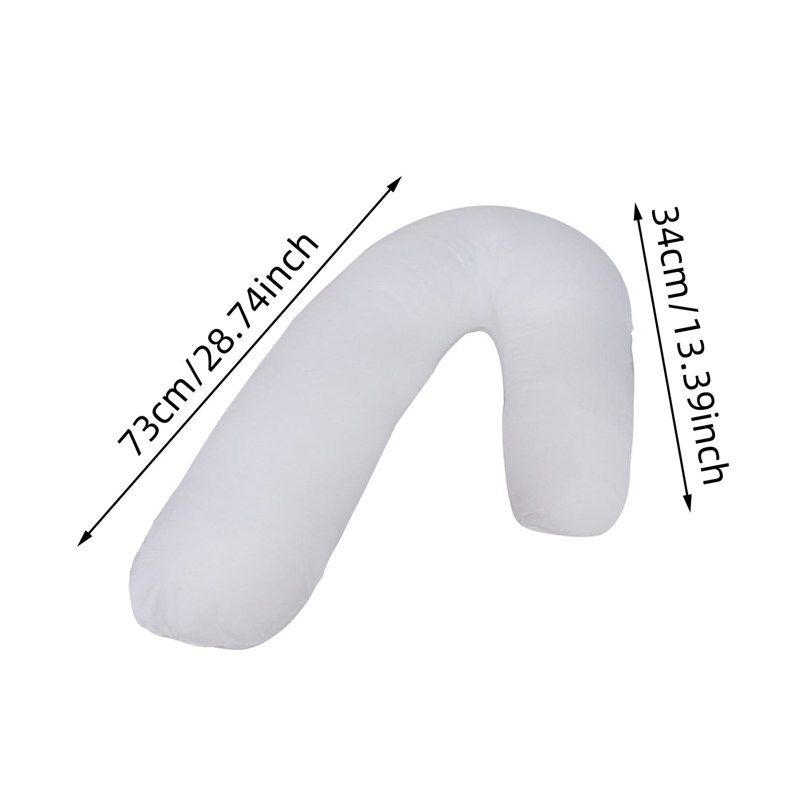 V Shaped Pillow Insert, Multifunctional Pillow for Maternity, Side Sleeper, Travel Neck Support, V Shape Pillow for Pregnancy, Back Sleep, Airplane, Car