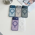 thumbnail image 7 of Allytechgroup Case for iPhone Air, [Compatible with Magsafe] Hard PC TPU Rugged Non-Slip Shock-Absorbent Slim Lightweight Shockproof Protective Magnetic Back Cover for iPhone Air, Purple, 7 of 7