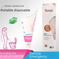 thumbnail image 1 of Urinario de papel desechable para mujeres, urinario de pie para mujeres, urinario de exterior para mujeres embarazadas, bolsa de orina de emergencia para automóvil, 1 of 5