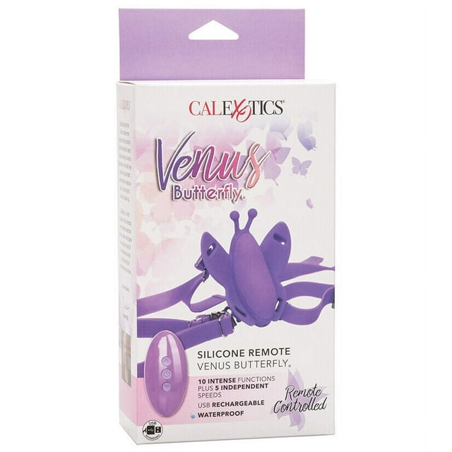 CalExotics Venus Papillon Vibromasseur Portable à Vitesses Multiples Entièrement Ajustable