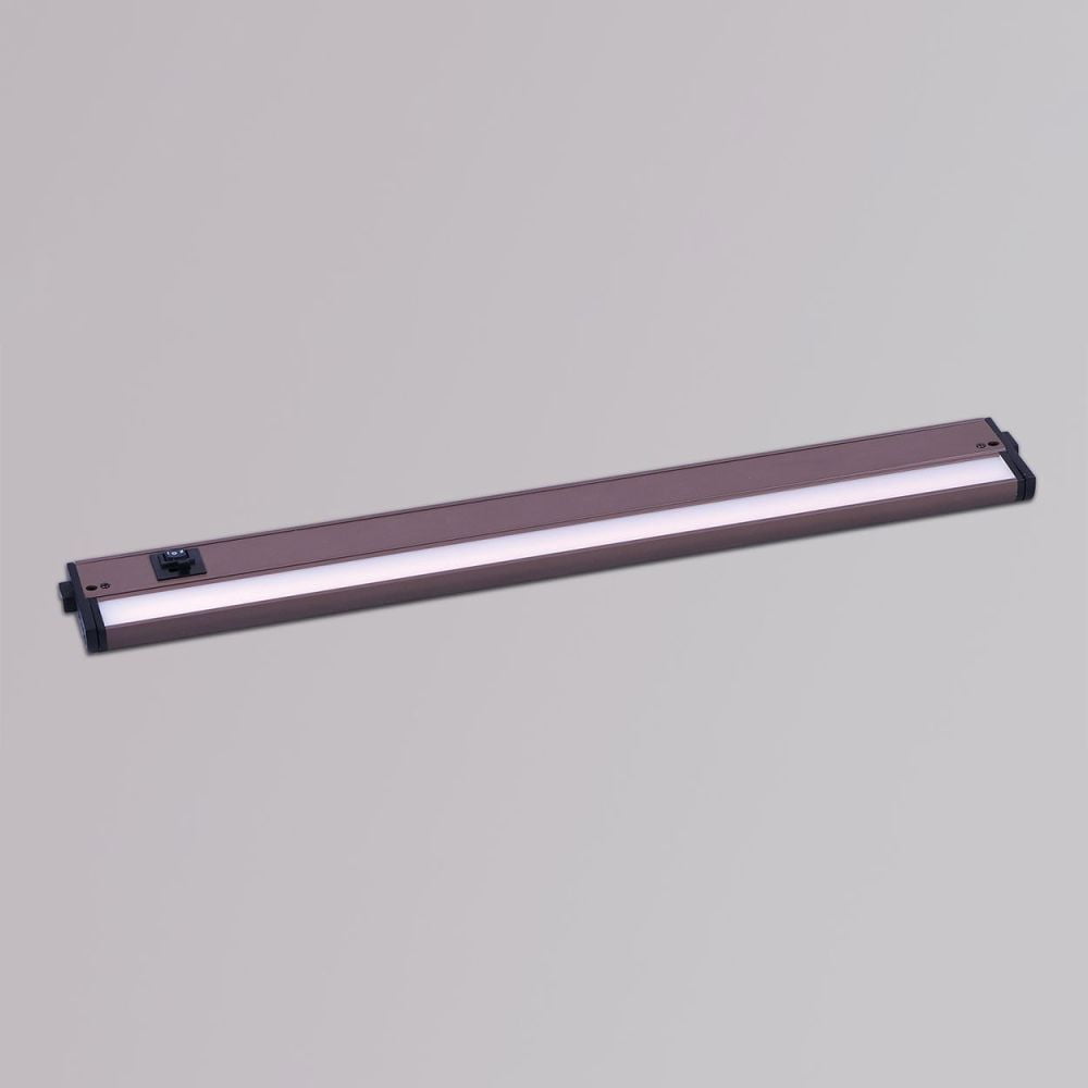 Maxim Lighting 89865BZ 24 in. CounterMax 5K 2700-5000K LED Under Cabinet Light, Bronze