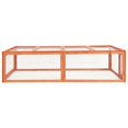 thumbnail image 2 of vidaXL Rabbit Hutch 183x90x46.5 cm Solid Firwood, 2 of 5