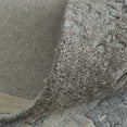 thumbnail image 6 of 8' X 10' Ivory Taupe and Green Abstract Hand Tufted Worn Faded Area Rug, 6 of 8