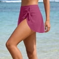 thumbnail image 6 of Gamivast Womens Swimwear Cover Ups High Waisted Mesh Sheer Swim Skirt with Side Dstring Ruched Coverup for Summer Beach Pool Party Resort Wear Outfits, 6 of 7