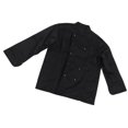thumbnail image 4 of <p>Stand Collar Chef Coat Kitchen Chef Coat Long Sleeve Stand Collar Chef Coat Men Women Kitchen Button Up Chef Uniform Jacket For Restaurant</p>, 4 of 7