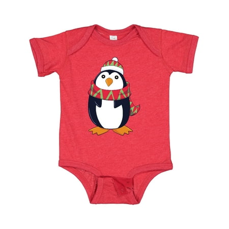 

Inktastic Cuddly Christmas Penguin Gift Baby Boy or Baby Girl Bodysuit