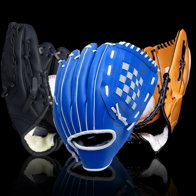 RUNROTOO Catching Baseball Glove for Adolescents in Blue 1PC