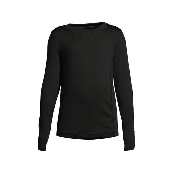 Lands' End Boys Thermal Base Layer Long Underwear Thermaskin Crew Neck Shirt
