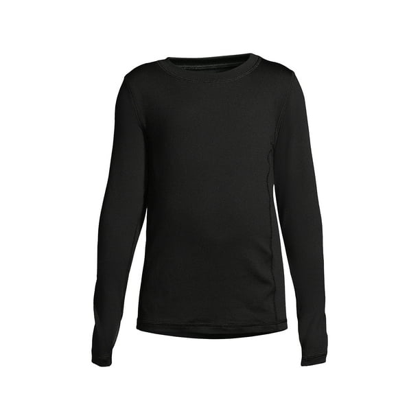 Lands' End Boys Thermal Base Layer Long Underwear Thermaskin Crew Neck
