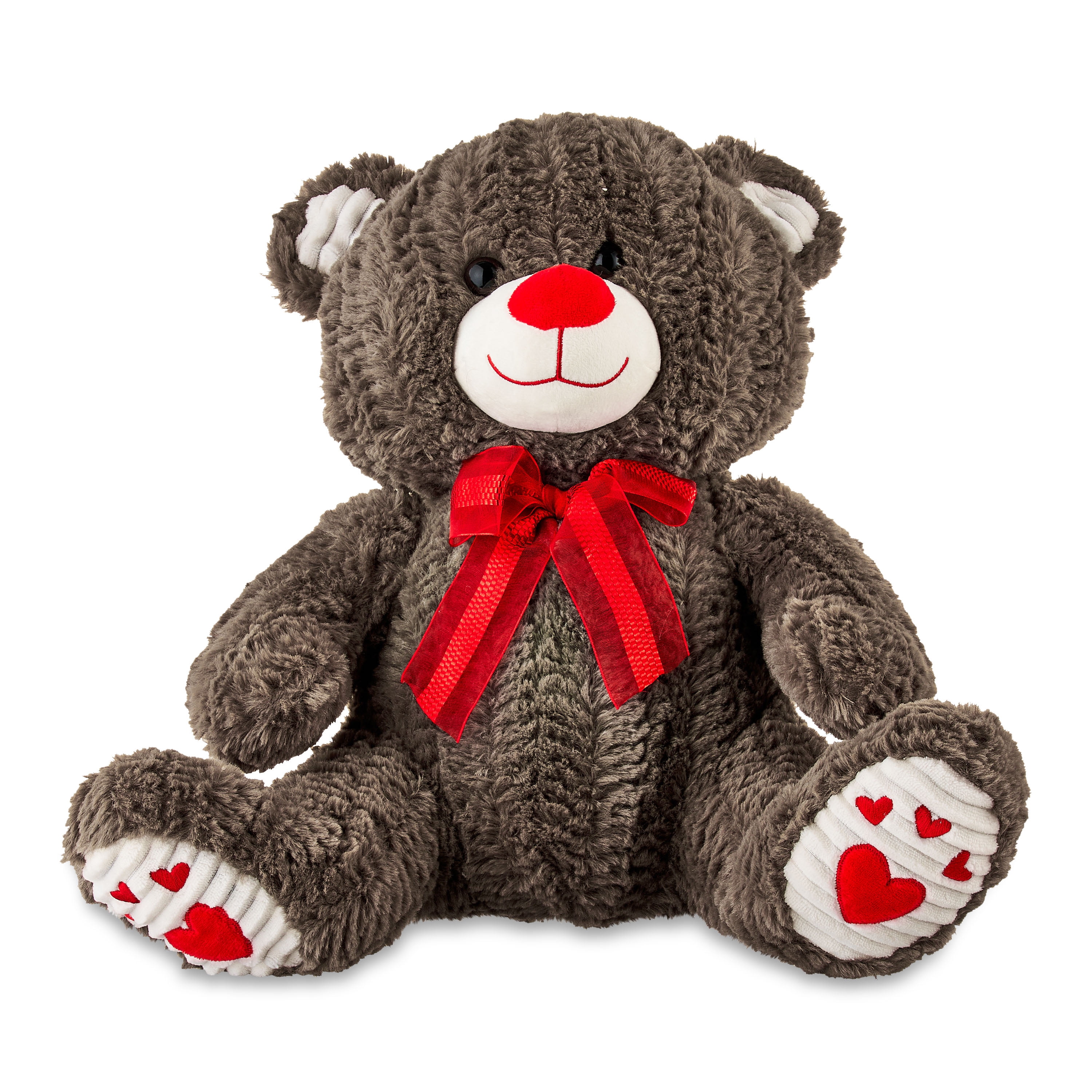 WAY TO CELEBRATE! Way To Celebrate Valentine's Day 13" Loveable Brown Bear Plush