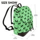 thumbnail image 2 of Easygdp alien cartoons Mochila de Cuero para Mujeres, Bolso de Hombro, Bolsos de Mano de Moda para Trabajo y Viajes, 2 of 4