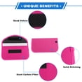 thumbnail image 3 of Unique Bargains 2 Pcs, Faraday Pouch, RFID Signal Blocking Bags Oxford Cloth Rose Red, 3 of 6