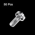 thumbnail image 3 of Unique Bargains M5x12mm Plastic Phillips Bolts PC Pan Head Machine Screws Transparent 50 Pack, 3 of 5