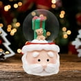 thumbnail image 6 of Liquid Motion Snow Globe with Santa Claus, 100ml Floating Glitter Glass Ornament, Battery Operated Night Light for Home and Desk Decor(B), 6 of 6