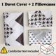 thumbnail image 3 of Juego de funda nórdica con estampado Wave: Transforme su dormitorio con suaves y confortables, 3 of 7