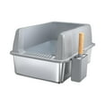 thumbnail image 3 of Caja de arena para gatos, orinal, inodoro para gatos, caja de arena, orinal para gatos, inodoro para mascotas, animales pequeños 60cmx41cmx30cm, 3 of 9