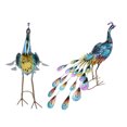 thumbnail image 4 of Luz solar al aire libre Luz de escultura de pavo real vívida Luz de decoración de jardín para patio césped 69x55 cm / 27,2x21,7 pulgadas, 4 of 14