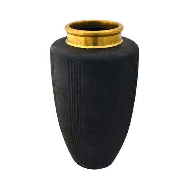 R16 Home Meubles WG-03 Vase Déesse&44; Noir