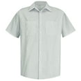 thumbnail image 2 of Red Kap Men's Short Sleeve Industrial Stripe Work Shirt, 2 of 4