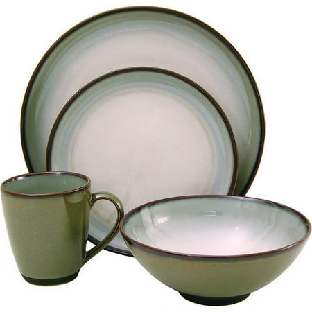 Sango Concepts 16-Piece Dinnerware Set, Avocado