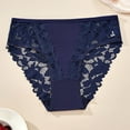 thumbnail image 4 of Levmjia Womens Underpants High Waist Briefs Plus Size Seamless Thong Lace Breathable No Show Solid Color Panties For Daily Wear Comfort, 4 of 4