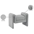 thumbnail image 7 of Meridian Furniture Stylus Grey Fabric Bench, 7 of 7